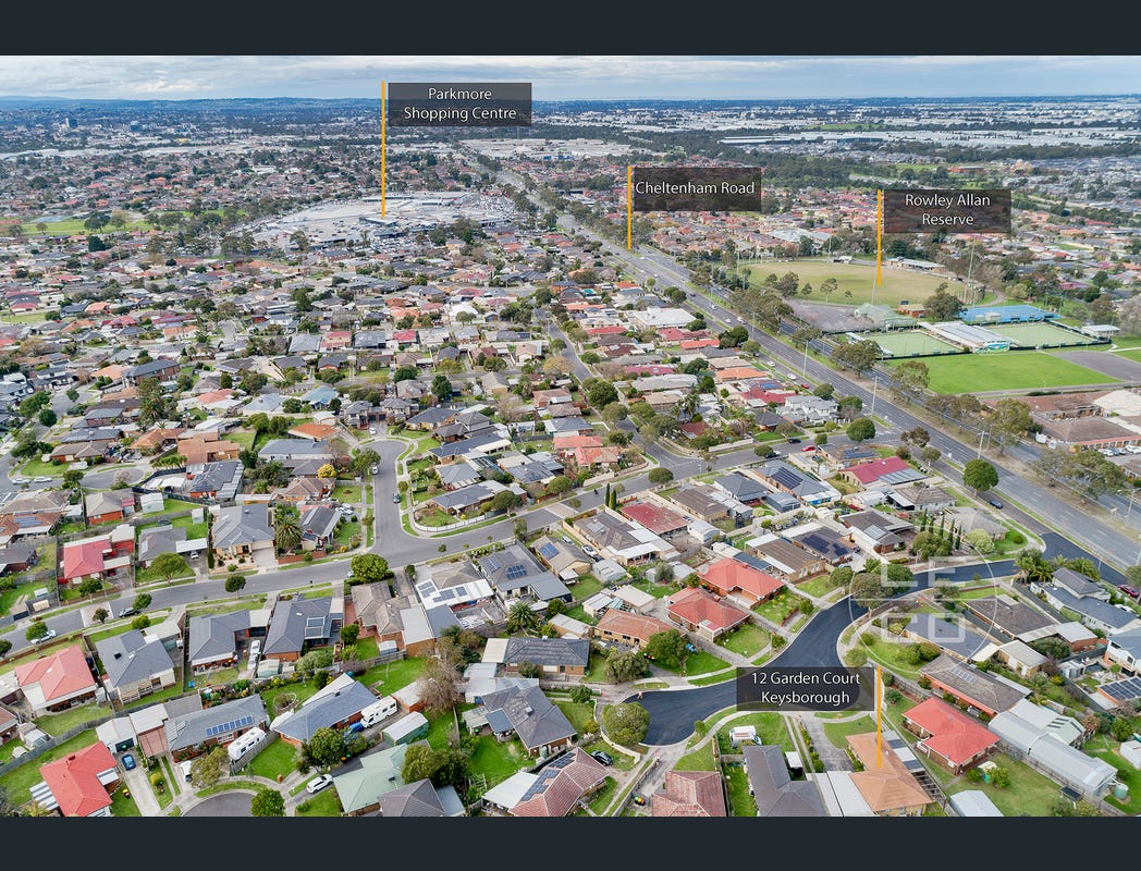 Aerial context for 12 Garden Court